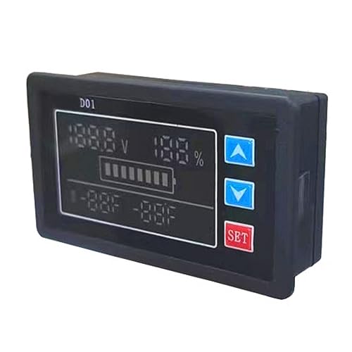 Pantalla LED medidor de voltaje impermeable para solucionar fallos térmicos en baterías litio