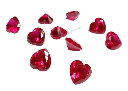 Rubis synthétique rose transparent de 3 à 10 mm pour créer vos bijoux personnalisés