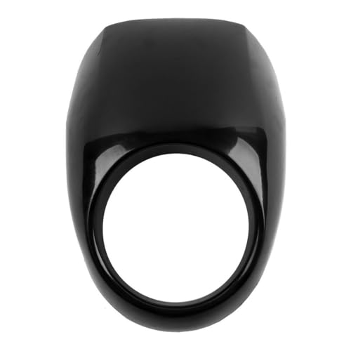 Couvercle carénage phare avant noir brillant haut de gamme pour Sportster XL883L et Dyna
