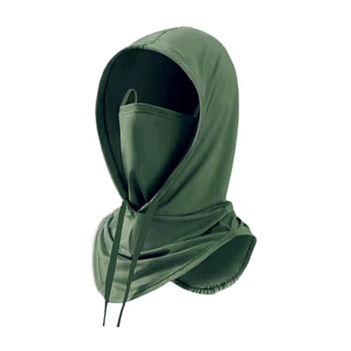 kowaku Protection Face Lightweight Breathable Cover for Outdoor Sports, Green, 37cmx49cm