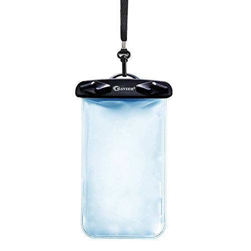 Waterproof Case,BAVIER Universal Waterproof Bag,Waterproof Phone Pouch,Waterproof Phone Bag for iPhone,Samsung,fits phones size up to 6",Dry Bag,Snow-proof Pouch (Blue)