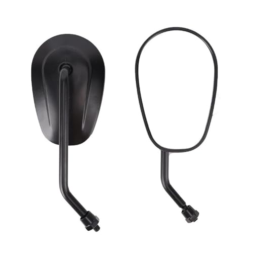 Espejos retrovisores de 8mm negros para moto Sportster Dyna Softail y Touring