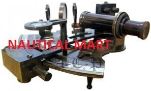 HANDTOOLED Handcraft Antique British Navy Sextant 5 INCH with Box