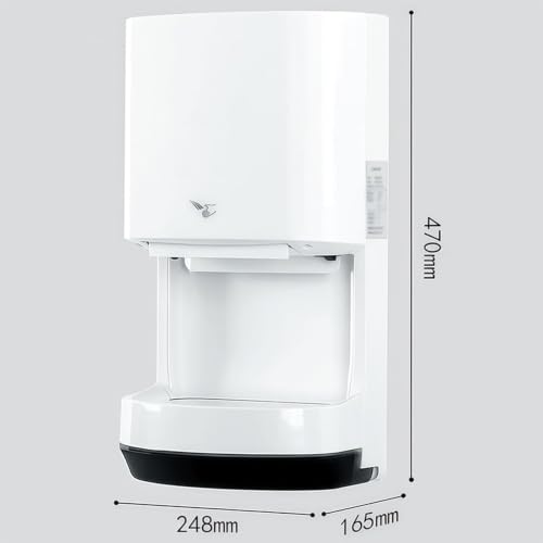 Secador de manos automático para baños públicos con sensor inteligente 1250W 6