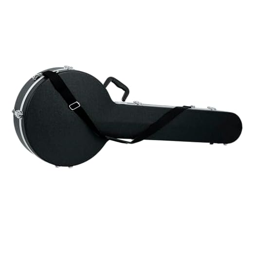 Gator Cases Deluxe ABS Molded Case for Full Size Banjos (GC-BANJO-XL)