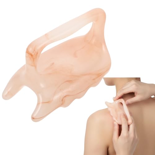 FOMIYES Handheld Pressure Point Massage Tool Double Push Resin Full Body Manual Massagers for Shoulder Neck Back Limbs and Scalp Massage Tool Scraping Traditional Therapy