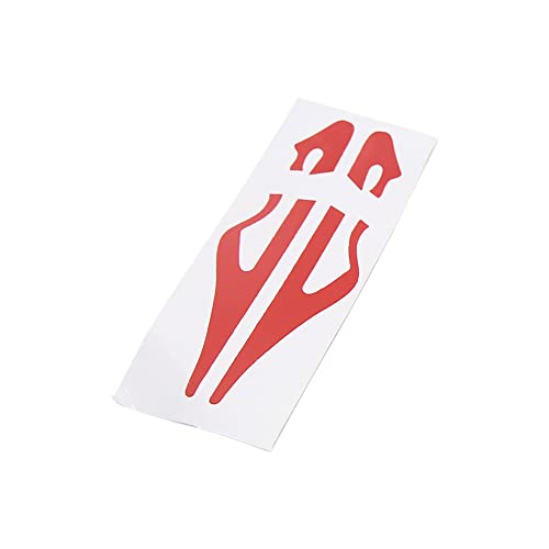 sourcing map 12mm Vinyl Striping Pin Streifen Doppel Linie Klebeband Auto Decal Aufkleber rot