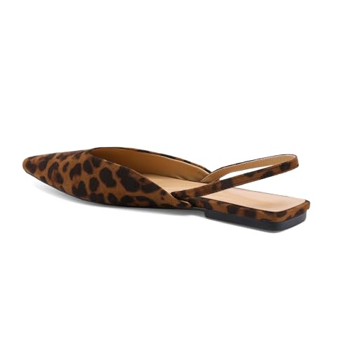 Slingback Flats for Women Slip On Pointed Toe Casual Mule Shoes4