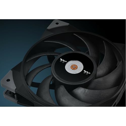 Image of Thermaltake ToughFan 12 High Static Pressure 2000 PWM, Metal-Reinforced Motor Hub, Gen.2 Hydraulic Bearing 120mm Case /Radiator Fan (Single Pack) CL-F117-PL12BL-A Black