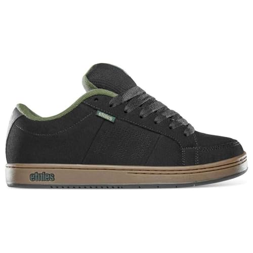 Etnies Herren Kingpin Skate Shoe, Schwarz Grüner Kaugummi, 45 EU