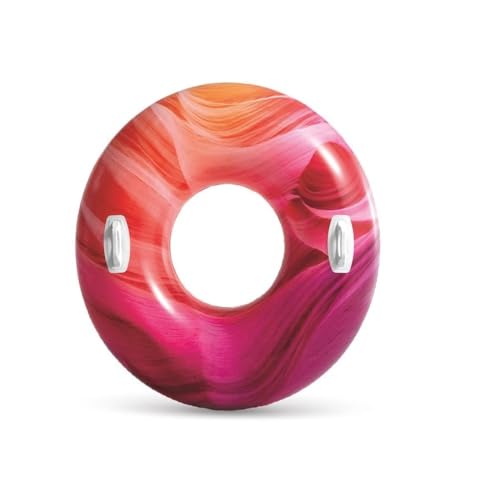 Image of Swimming Training Rings for Kids 9+ & Adult | Inflatable Round Swim Tube | Lightweight Circle Pool Float for Lake, Beach | Water Safety Lounge | Floaters for Girls,Boys- Pack of 1