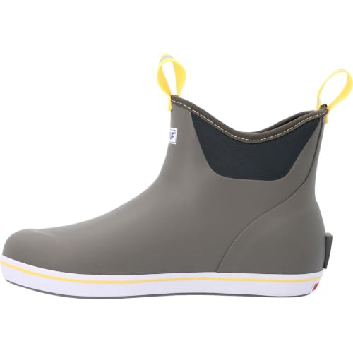 Image of XTRATUF 6 inch Men's Ankle Deck Boot - Lightweight, 100% Waterproof Rubber Footwear - Non-Marking, Slip-Resistant Outsole - Moisture-Wicking Liner
