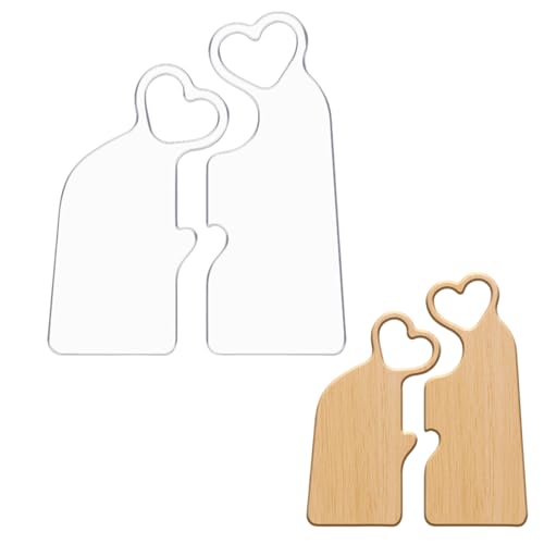 beinkmake Router Templates Acrylic Clear Valet Tray Router Template Woodworking Kitchen Inlay Templates Charcuterie Board Handicraft Decorative 6.3x15.7 inch