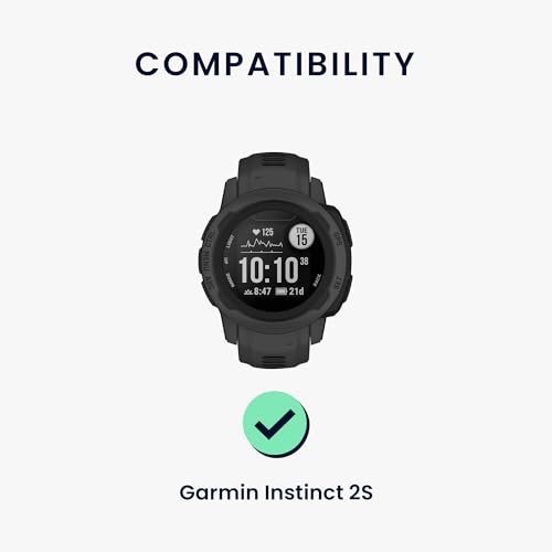Correa de silicona para Garmin Instinct 2S negra miniatura 6