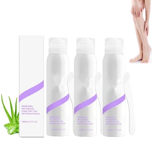 Crème dépilatoire douce contre les irritations des peaux sensibles - 3pcs