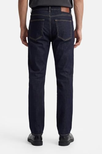 Image of SNITCH Men Casual Jeans | Straight Fit Mid Rise Solid Washed Pattern | Durable Cotton Blend & Stretchable Denim Fabric, Work & Social Outings