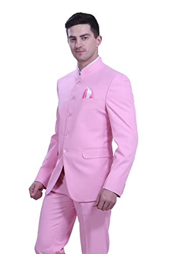 Image of I-Retail 5 Button Bandgala /Jodhpuri Suit Casual, Formal for Men's (Blazer with Trouser)