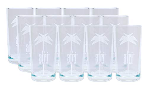 Afri Cola Longdrink Gläser 12 Stück 0,40l - mit Füllstrich