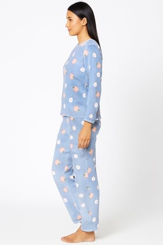 Image of CAMEY Womens Winter Full Sleeve Top and Pajama Pants Regular Fit Night Suit Round Neck Top and Pyjama Set Ladies Night Dress