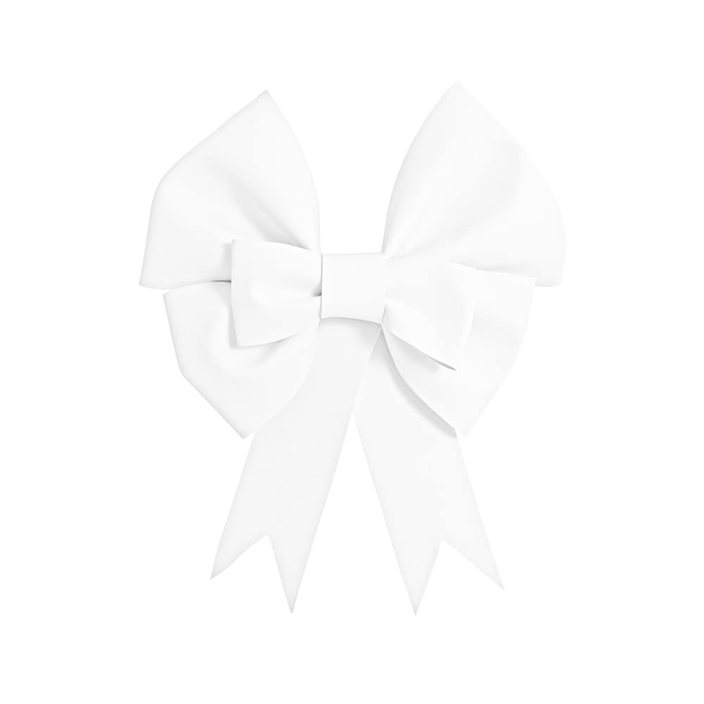 Fiocchi decorativi grandi giallo chiaro per progetti fai da te, matrimoni, Natale, feste, regali - 50 cm Premade accessori da appendere