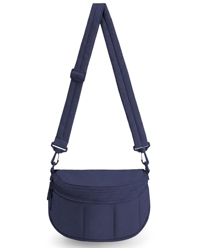 Image of BAGSMART Crossbody Bags for Women Travel Purse, Puffer Bum Bag Handbag Wallets, Crossbody Fanny Packs for Travel & Work
