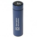Rage Against Microplastics 500ml Smart Water Bottle – BPA-Free, Reusable Thermo Bottle with LED Temperature Display – Leakproof, Eco-Friendly, Plastic-Free