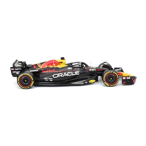 Bburago Red Bull Racing RB19 Max Verstappen #1 2023, Realistic 1:24 Scale Car Model and Max Verstappen Figure - Image 3