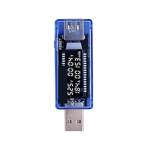 30 ピース/セット USB テスター電流電圧充電器容量テスターボルト電流電圧計モバイル電源検出器バッテリーテスト (Color : Blue, Size : 1)