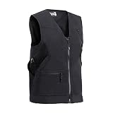 Dog Handler Training Vest, Waterproof Dog Trainer Protective Cloth with Multi Pockets, Professional Pet Owner Obedience Vest, Pet Trainer's Jacket for Men/Women, Black