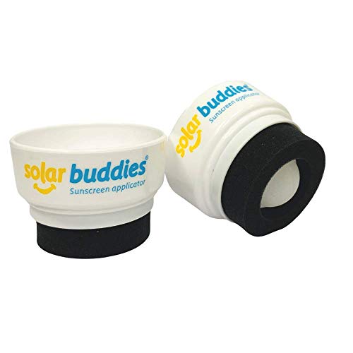 (2 x RH) Solar Buddies Replacement Duo Heads pack (this is not a full applicator) Child Friendly Refillable Sunscreen Applicator with sponge and rollerball for kids sunscream and lotion CAPS NOT INC