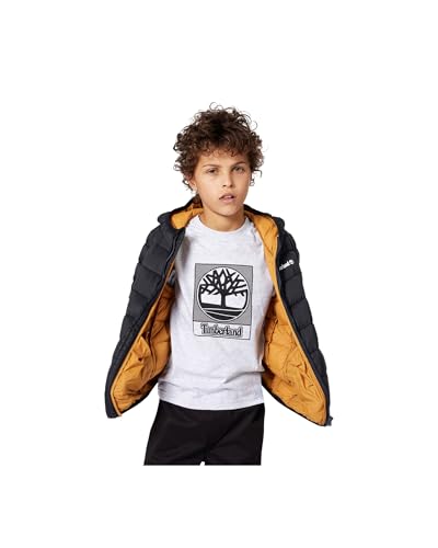 Image of Timberland Boy's Lightweight Insulated Down Slim Fit Puffer Jacket