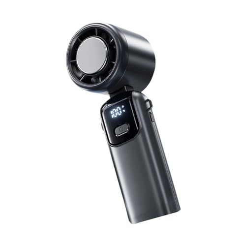 THINCAN Multifunción Turbos Neck Ventilador USB C recargable 5 velocidades de ajuste para oficina al aire libre estudiantes