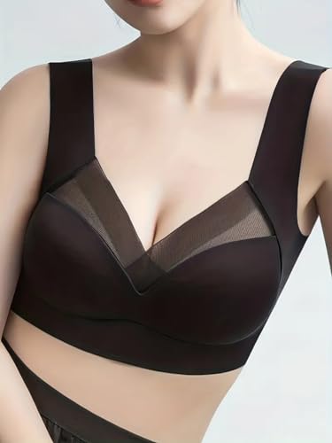 Image of Women Nylon Lightly Padded Full Coverage Slip On Pushup Yoga Bralette Sports Everyday Bra