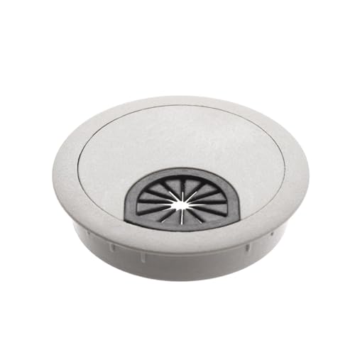 VGGBNG Desk Grommet?Cable Grommet? 6PCS Round PC Computer Desk Plastic Grommet Cable Hole Covers Wire Rack Organizer Line Box Desk Table Cable Fastener(60mm)