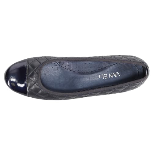 Image of VANELi Womens Serene Quilted Slip On Ballet Flats Casual