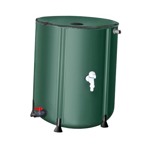 Image of CALANDIS Foldable Rain Barrel Portable Water Storage Tank for Outdoor Camping Garden 200L