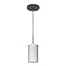 Besa 1BT-440419-LED-BR Transitional One Light Pendant from Stilo Collection in Bronze / Dark Finish,