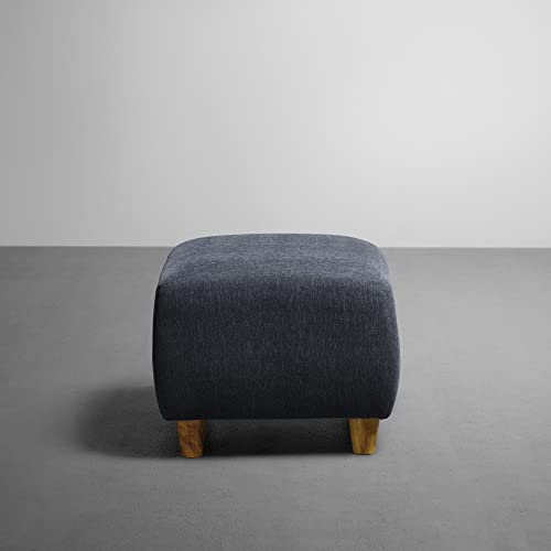 Image of Sleepyhead Yolo Ottoman Designed by Duroflex - Premium Fabric Pouf, Stylish & Durable Accent Stool - Sesame Grey