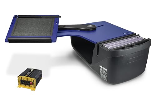 Poste de travail de voiture AutoExec bleu pour ne plus manquer de batterie