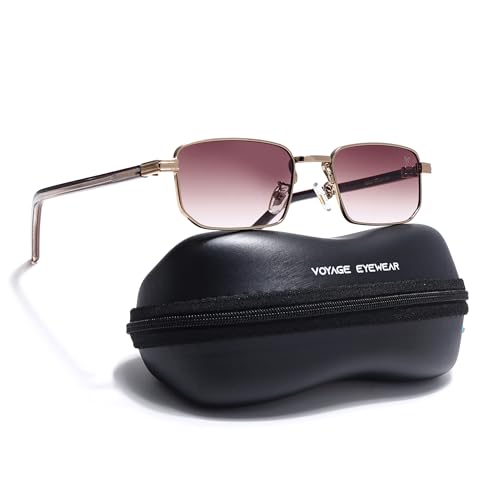 Image of Voyage Rectangle Polarized Sunglasses for Men & Women