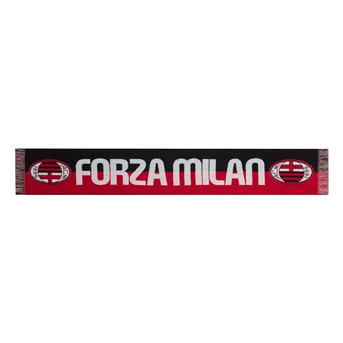 AC Milan, Bufanda Oficial Jacquard, Acrílico, Talla Única,
