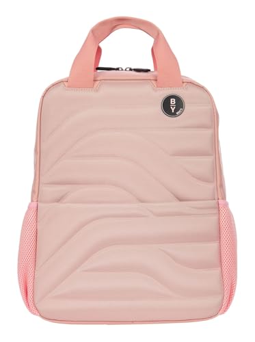 Bric's Mochila B|Y Ulisse, mochila leve de viagem com capa inteligente e vários bolsos organizacionais, rosa, 11.5 x 1.5 x 14.5 inches, Mochilas de viagem