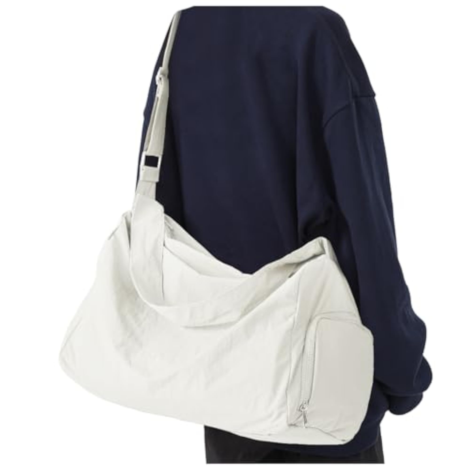 Women's Small Gym Bag, Beige, Sporty