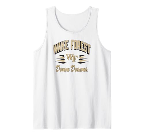 Wake Forest Demon Deacons Retro Diamond White Tank Top