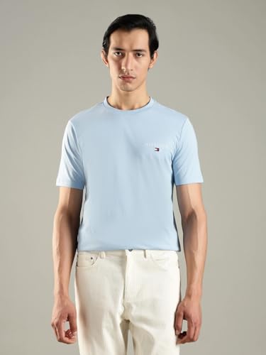 Image of Solid Regular Fit Cotton T-Shirt