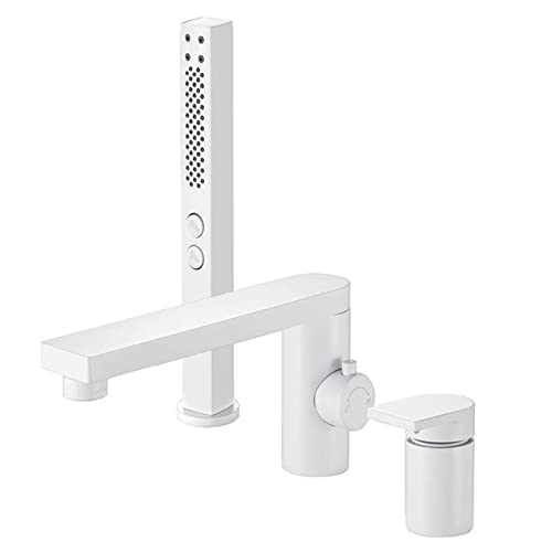 Robinet de baignoire blanc moderne pour remplacer votre vieux mitigeur