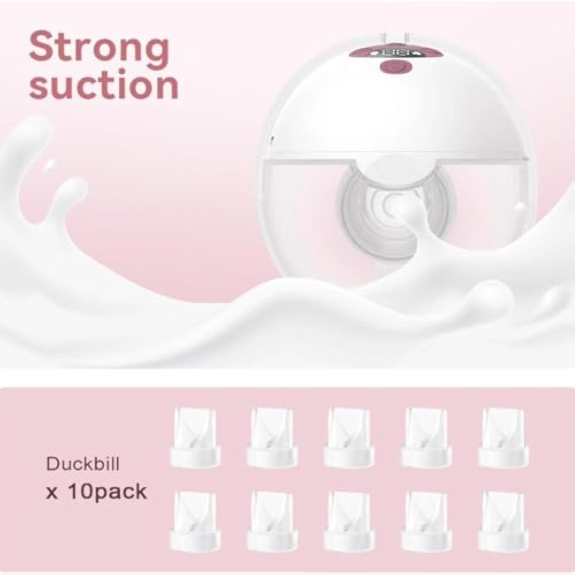 12X Duck Bill Valves Replacement Valve for M5/V1/V2 Breast Pump