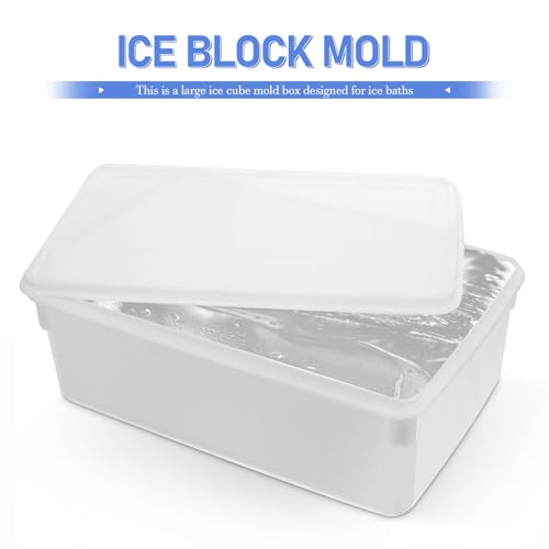 Molde para cubitos de hielo grande plástico con tapa miniatura 3