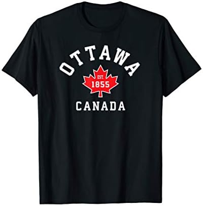 Ottawa ShirtsOttawa Canada T-Shirt Canadian Flag Maple Leaf Gift Tee Eh