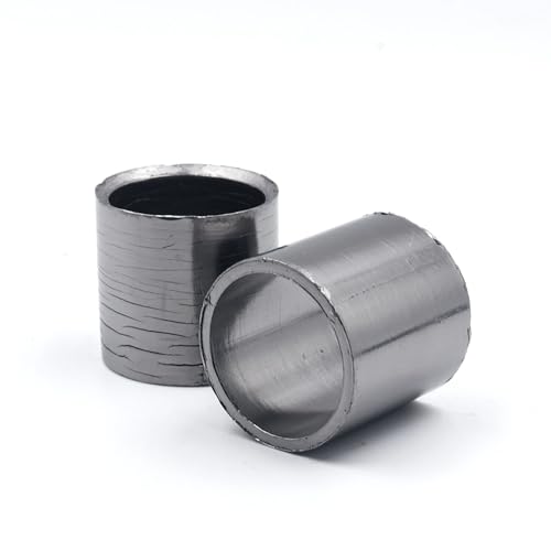 32mm ID 37mm OD Motorcycle Exhaust Muffler Pipe Gasket Graphite Seal Ring Silencer Connector fits for Dirt Pit Motocross Sports Accessories 2PCS